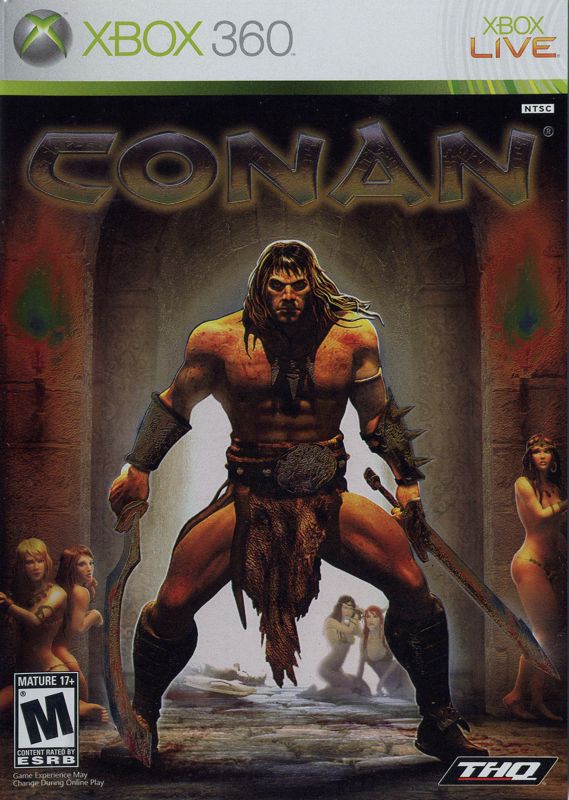 Conan box art for Xbox 360