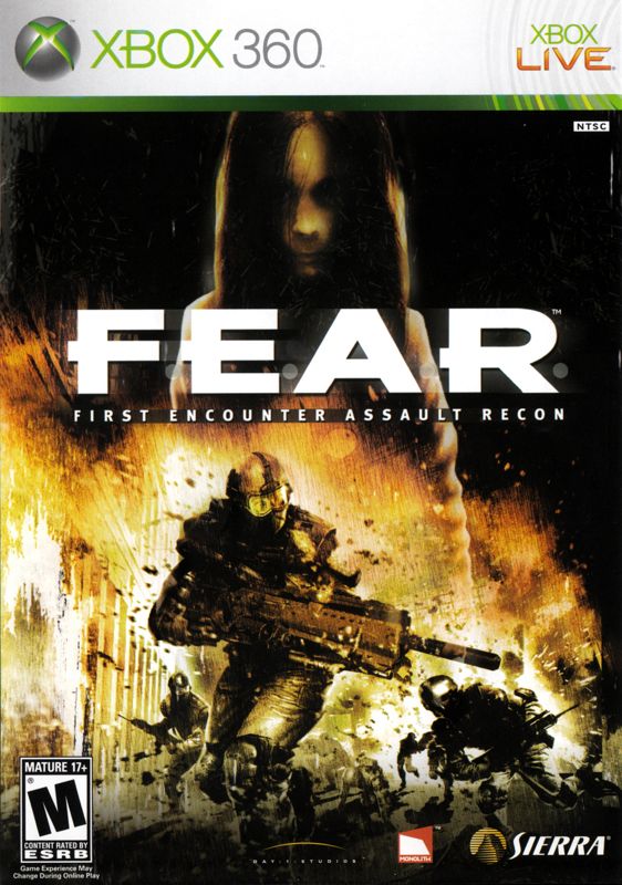 F.E.A.R. box art for Xbox 360
