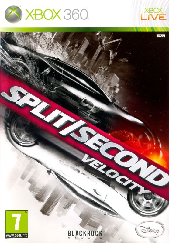 Split/Second box art for Xbox 360