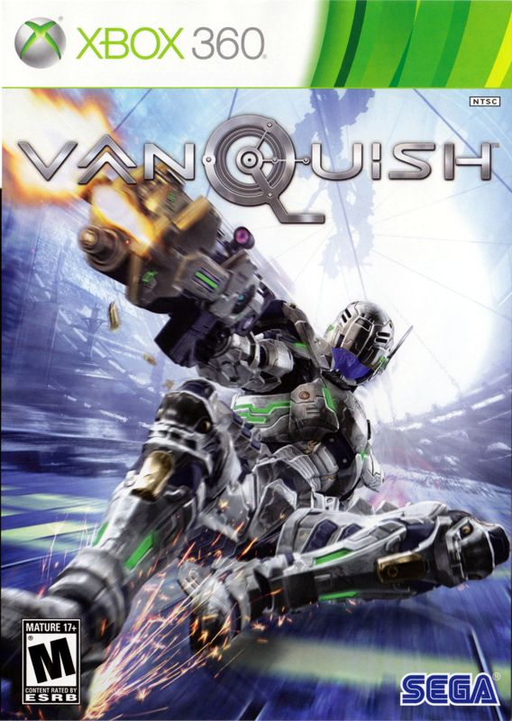 Vanquish box art for Xbox 360