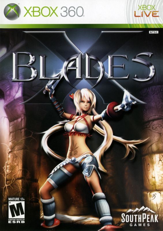 X-Blades box art for Xbox 360