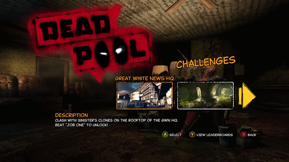 Deadpool screenshot 3 for Xbox 360