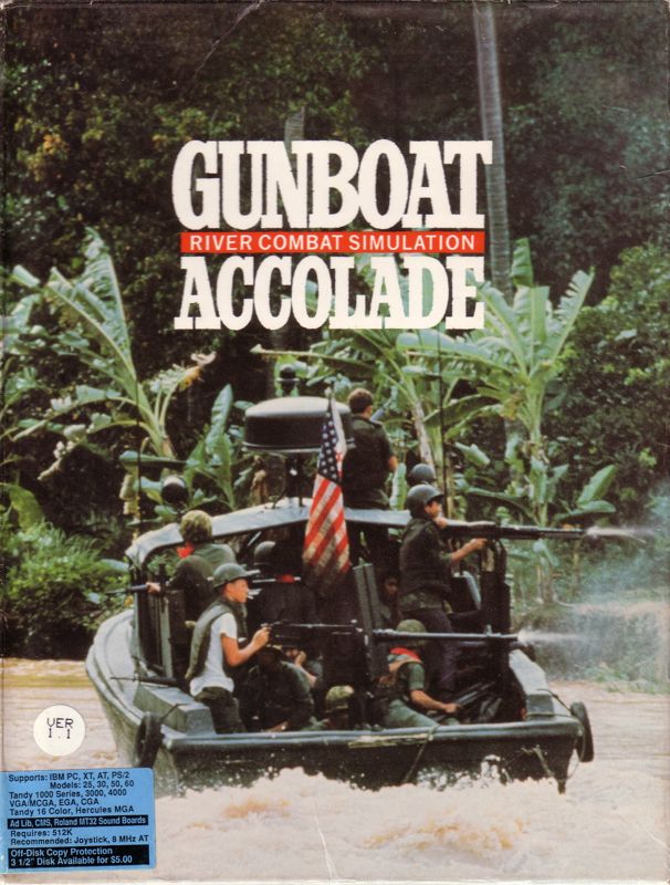 Gunboat box art for TurboGrafx-16