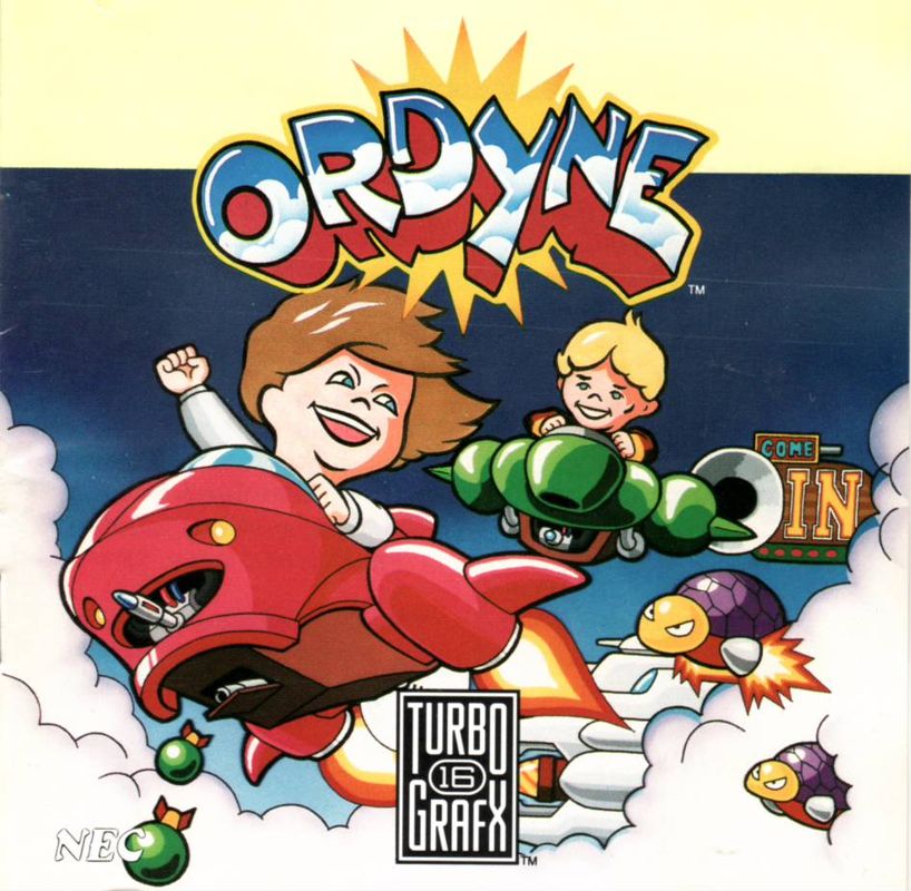 Ordyne box art for TurboGrafx-16