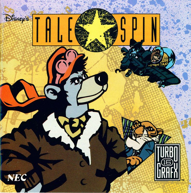 TaleSpin box art for TurboGrafx-16