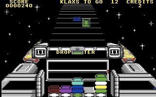 Klax screenshot 3 for TurboGrafx-16