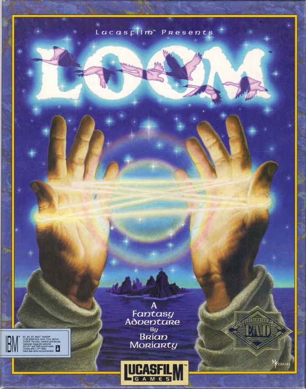 Loom box art for TurboGrafx CD