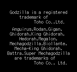 Godzilla screenshot 3 for TurboGrafx CD