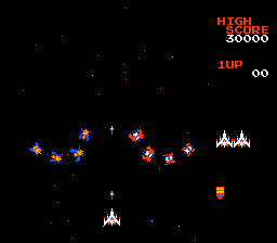 Galaga screenshot 5 for Famicom Disk System
