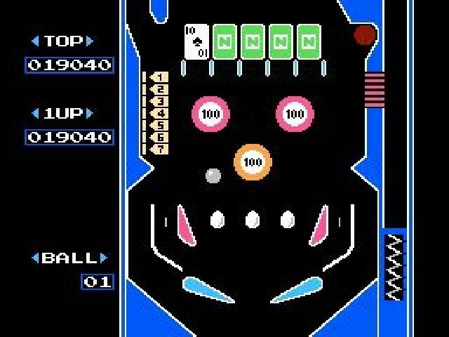 Pinball screenshot 5 for Famicom Disk System