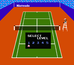 Tennis screenshot 5 for Famicom Disk System