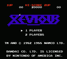 Xevious screenshot 3 for Famicom Disk System