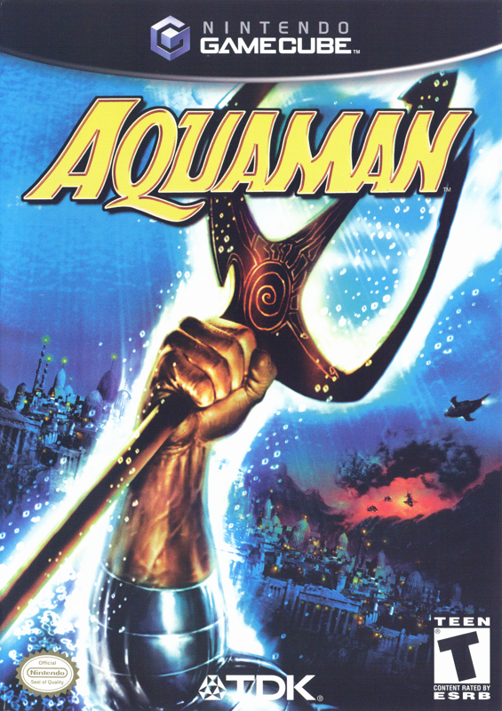 Aquaman box art for Gamecube
