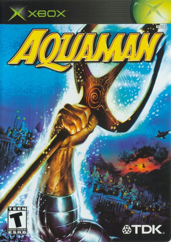 Aquaman box art for Gamecube