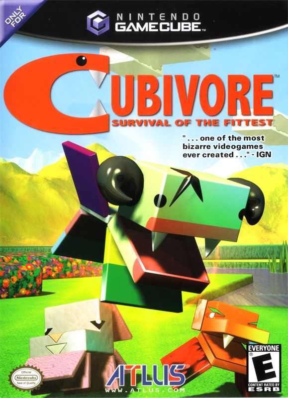 Cubivore box art for Gamecube