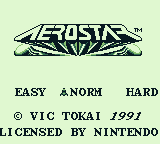 Aerostar screenshot 3 for GameBoy