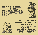 Beetlejuice screenshot 4 for GameBoy