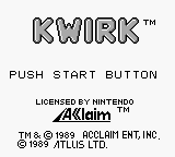 Kwirk screenshot 2 for GameBoy