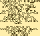 Monopoly screenshot 4 for GameBoy