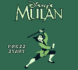 Mulan screenshot 3 for GameBoy