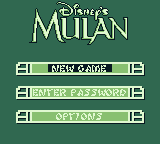 Mulan screenshot 5 for GameBoy