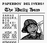 Paperboy screenshot 5 for GameBoy