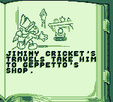 Pinocchio screenshot 4 for GameBoy
