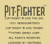 Pit-Fighter screenshot 3 for GameBoy