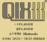 Qix screenshot 3 for GameBoy