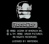RoboCop screenshot 5 for GameBoy
