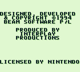 Solitaire screenshot 3 for GameBoy