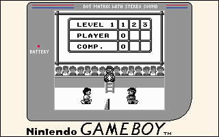 Tennis screenshot 4 for GameBoy