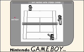 Tennis screenshot 5 for GameBoy