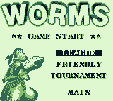 Worms screenshot 4 for GameBoy