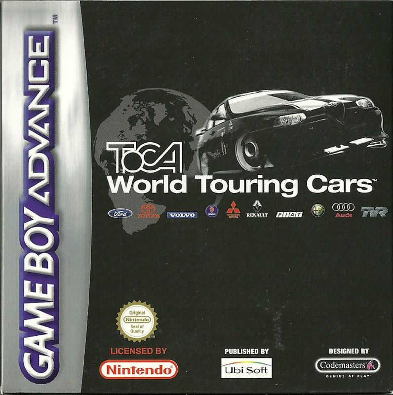 Cars box art for GameBoy Advance