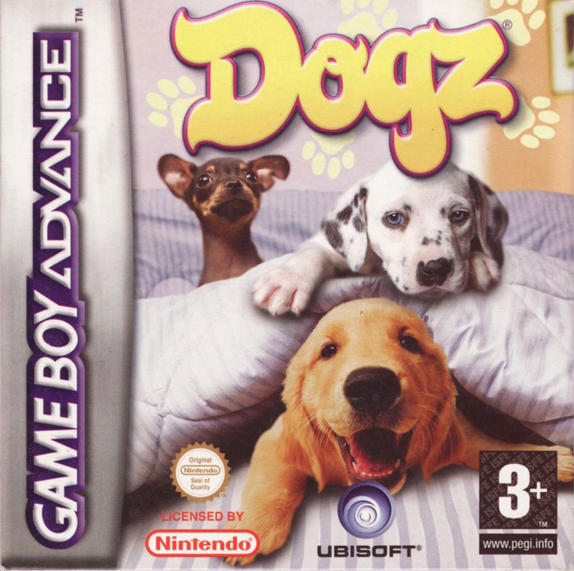 Dogz box art for GameBoy Advance