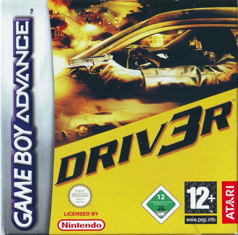 Driv3r box art for GameBoy Advance