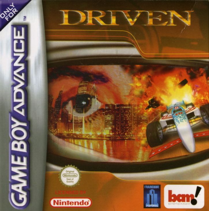 Driven box art for GameBoy Advance