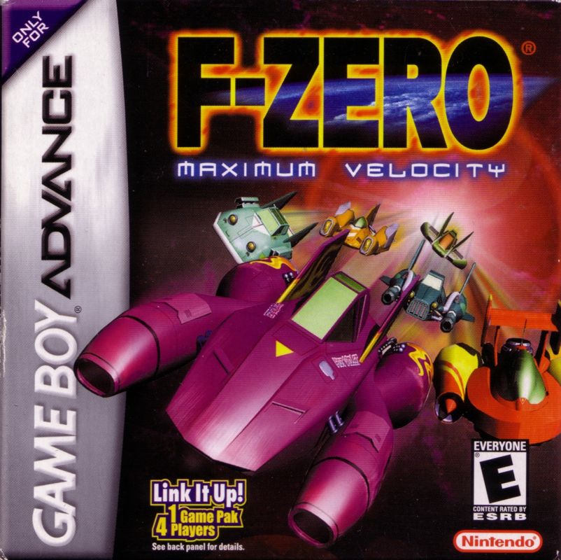 F-Zero Maximum Velocity box art for GameBoy Advance