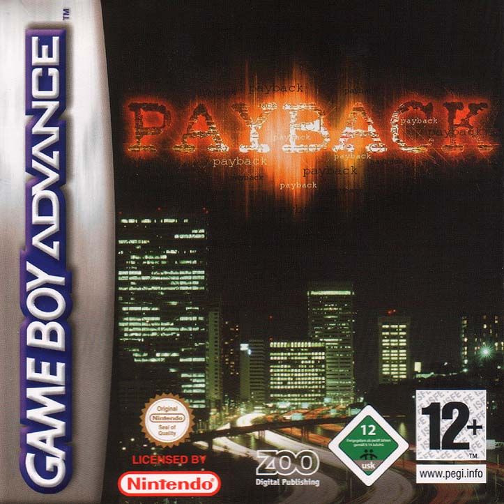 Payback box art for GameBoy Advance
