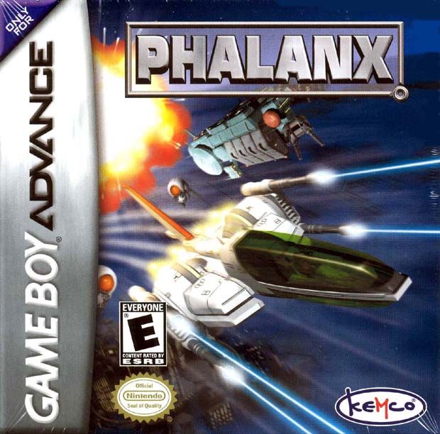 Phalanx box art for GameBoy Advance