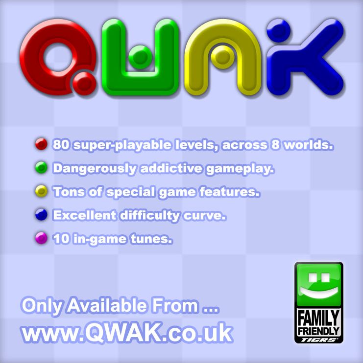 Qwak box art for GameBoy Advance