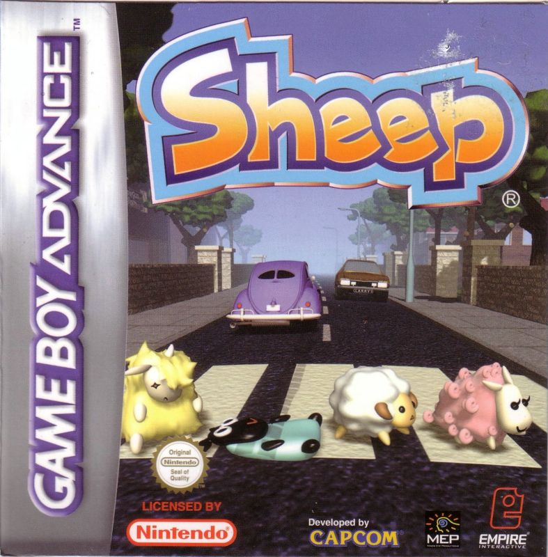 Sheep box art for GameBoy Advance
