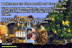 Creatures screenshot 5 for GameBoy Advance