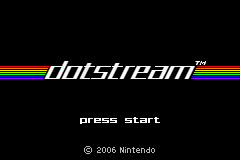 Dotstream screenshot 2 for GameBoy Advance