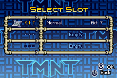 TMNT screenshot 4 for GameBoy Advance