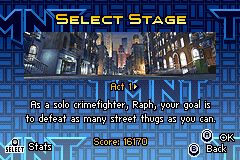TMNT screenshot 5 for GameBoy Advance
