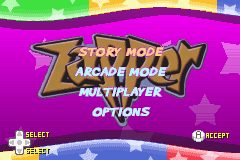 Zapper screenshot 3 for GameBoy Advance