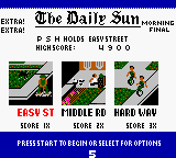 Paperboy screenshot 4 for GameBoy Color
