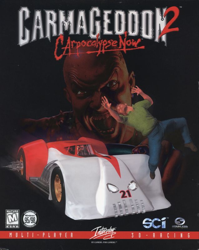 Carmageddon box art for Nintendo 64